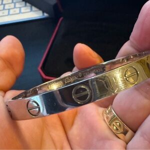 18k White Gold Bracelet - Size 18